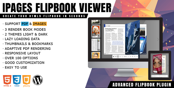 iPages Flipbook 1.4.3 – PDF Viewer For WordPress Plugin