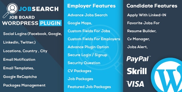 JobSearch 2.2.4 – Job Board WordPress Plugin