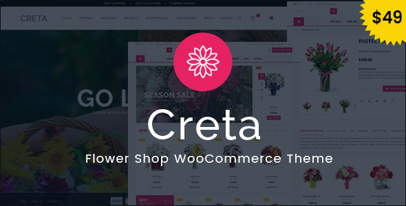 Creta 5.8 – Flower Shop WooCommerce WordPress Theme