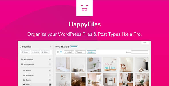 HappyFiles Pro 1.7.0 – WordPress Media Folders