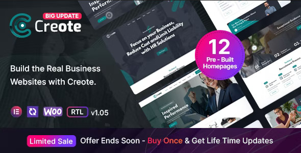 Creote 2.0.3 – Consulting Business WordPress Theme