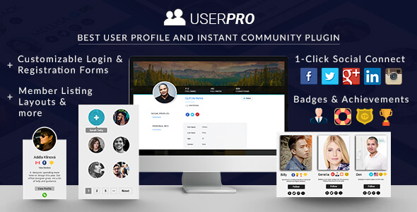 UserPro 5.1.0 Nulled + Addons – Community and User Profile WordPress Plugin