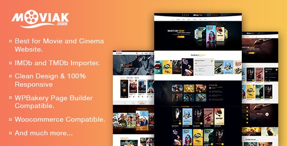 AmyMovie 4.2.0 – Movie and Cinema WordPress Theme