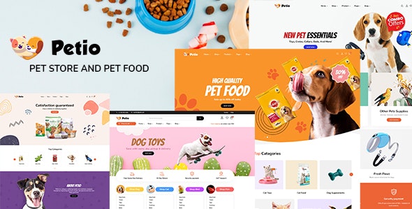 Petio 1.0.9 – Pet Store WooCommerce WordPress Theme