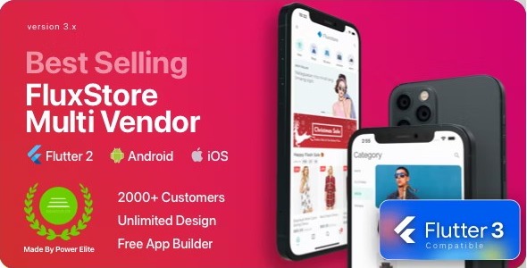 Fluxstore Multi Vendor 3.0.6 – Flutter E-commerce Full App