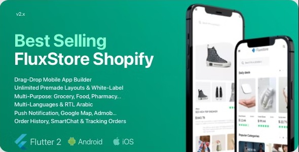 FluxStore Shopify 2.10.5 – The Best Flutter E-commerce app - Nullib