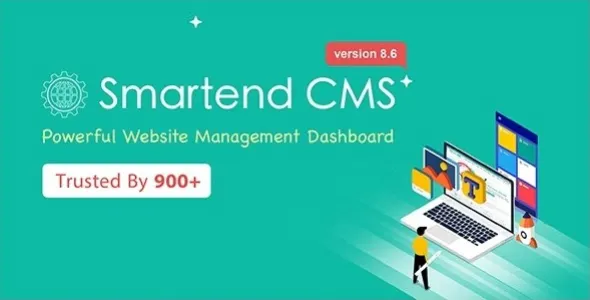 SmartEnd CMS 9.1.0 – Laravel Admin Dashboard with Frontend and Restful API