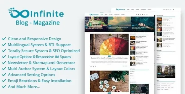 Infinite 4.2 Nulled – Blog & Magazine Script