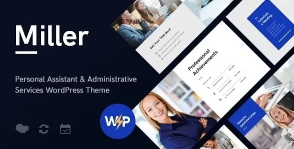 Miller 1.1.3 – Personal Assistant & Administrative Services WordPress Theme