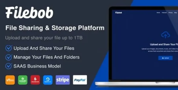 Filebob 1.6 – File Sharing And Storage Platform (SAAS)