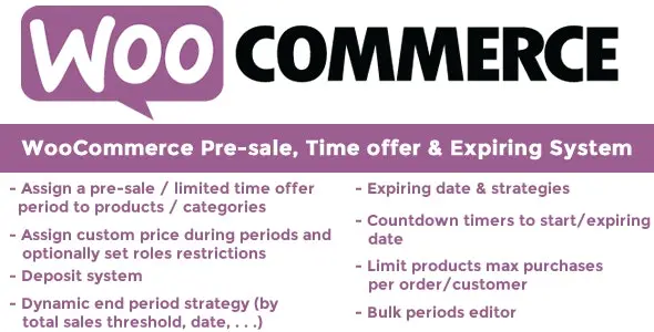 WooCommerce Pre-sale, Time offer & Expiring System 11.3
