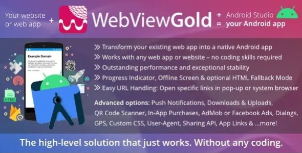 WebViewGold for iOS 12.0 Nulled – WebView URL/HTML to iOS app + Push, URL Handling, APIs