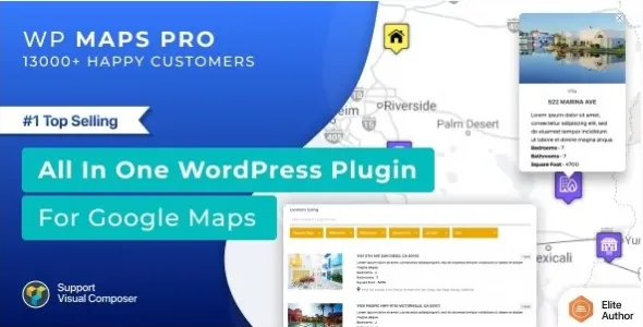 WP MAPS PRO 5.5.2 – WordPress Plugin for Google Maps