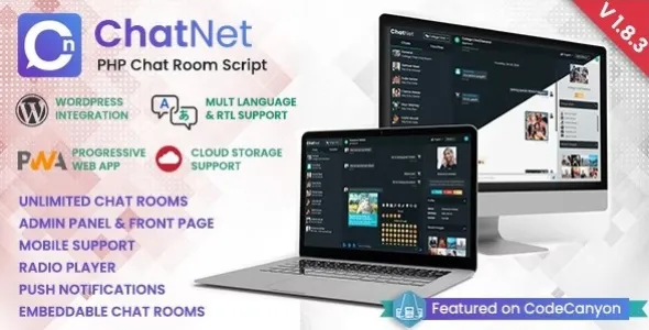 ChatNet 1.8.4 Nulled – PHP Chat Room & Private Chat Script