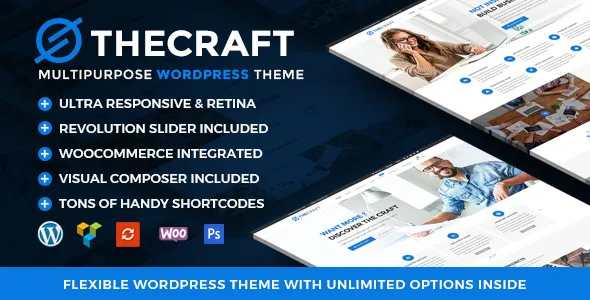TheCraft 1.22 – Responsive Multipurpose Premium WordPress Theme