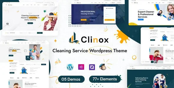 Clinox 1.0.4 – Cleaning Services WordPress Theme