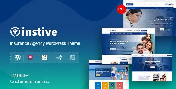 Instive 1.2.2 – Insurance WordPress Theme