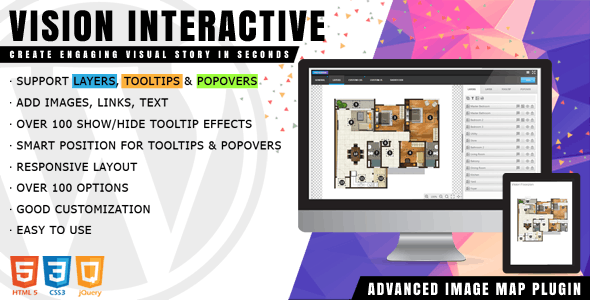 Vision Interactive 1.5.3 – Image Map Builder for WordPress