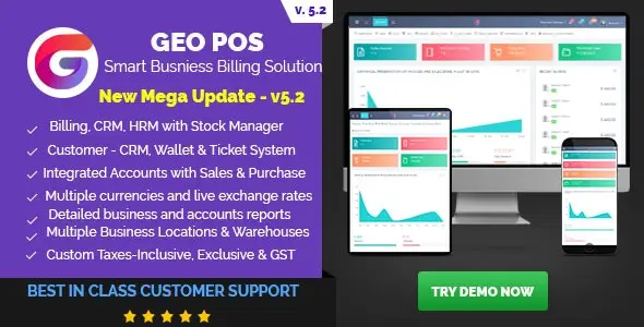 Geo POS 8.0 Nulled – Point of Sale, Billing and Stock Manager Application