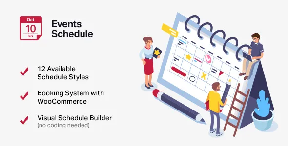 Events Schedule 2.5.3 – WordPress Events Calendar Plugin