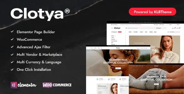 Clotya 1.1.6 Nulled – Fashion Store eCommerce Theme