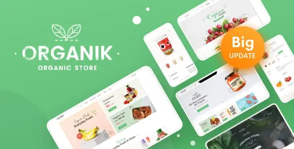 Organik 3.1.9 – Organic Food Store WordPress Theme