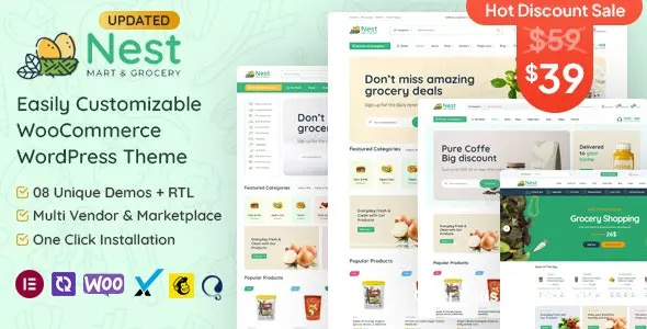 Nest 1.15.0 Nulled – Multivendor Organic & Grocery Laravel eCommerce