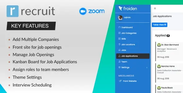 Recruit 2.3.8 Nulled – Recruitment Manager
