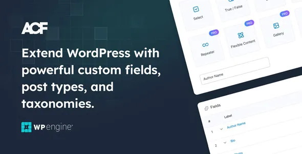 Advanced Custom Fields Pro 6.1.8 + Addons – WordPress Plugin