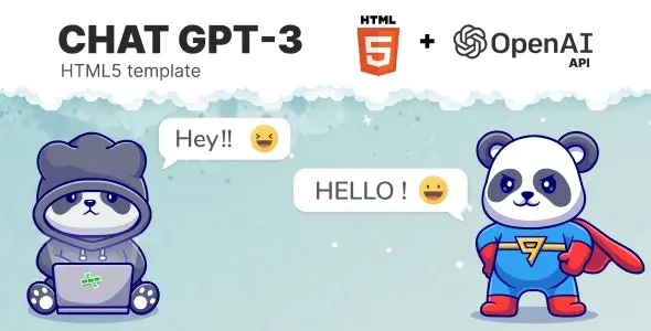 Chat GPT-3 OpenAI HTML 5.1.1