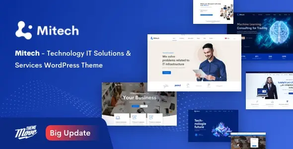 Mitech 1.8.8 – Technology IT Solutions & Services WordPress Theme