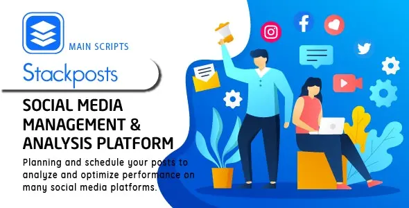 Stackposts 8.0.3 Nulled – Social Marketing Tool