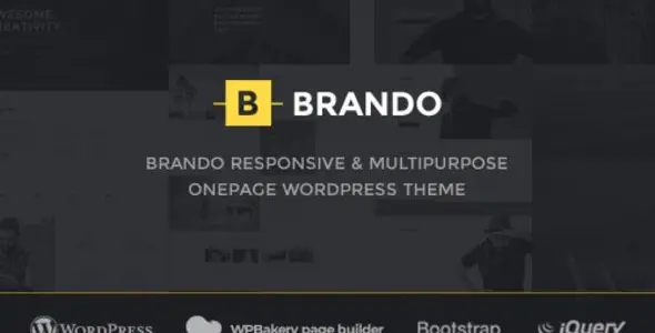 Brando 2.3 Nulled – Responsive and Multipurpose OnePage WordPress Theme