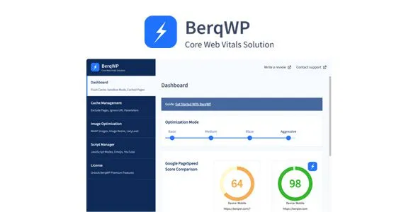 BerqWP 3.1.17 – Automatic All-In-One PageSpeed Optimization Plugin