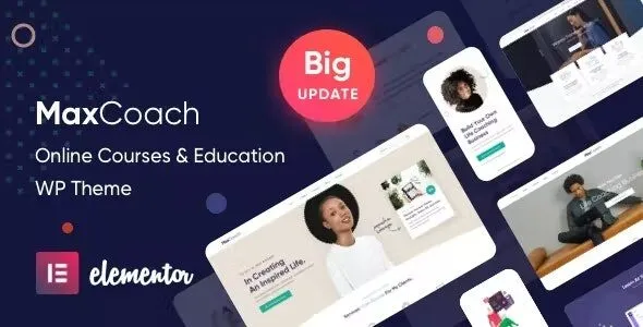 MaxCoach 3.3.2 – Online Courses, Personal Coaching & Education WP Theme