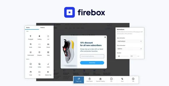 FireBox Pro 3.1.9 – WordPress Popup Builder Plugin