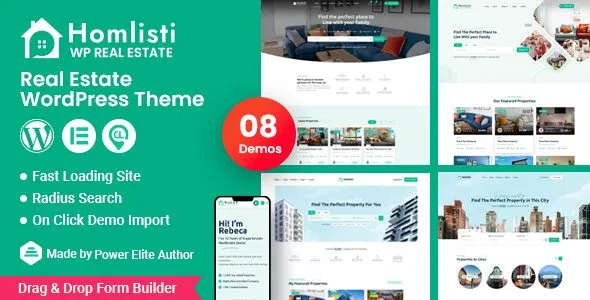 Homlisti 3.1.2 – Real Estate WordPress Theme + RTL