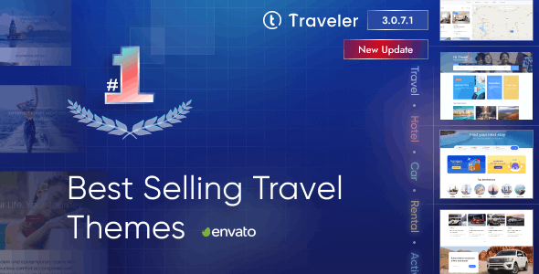 Traveler 3.2.9 – Travel Booking WordPress Theme