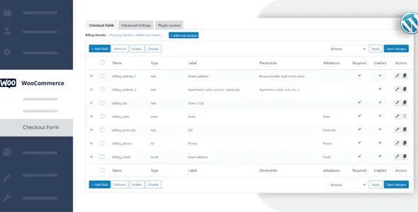 WooCommerce Checkout Field Editor Pro 3.7.2