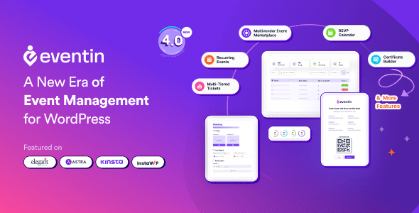 Eventin Pro 4.1.13 – WordPress Event Manager, Event Calendar and Booking Plugin