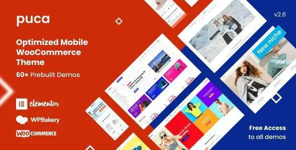 Puca 2.6.40 – Optimized Mobile WooCommerce Theme