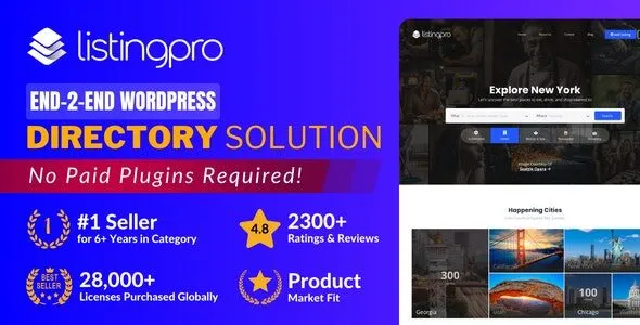 ListingPro 2.9.9 – WordPress Directory & Listing Theme