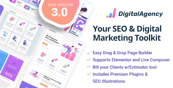 SEOWP 3.12.2 – SEO & Digital Marketing WordPress Theme