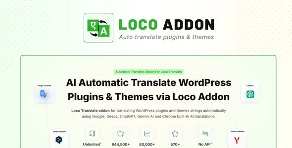 LocoAI Pro 2.2.5 – AI Automatic Translate WordPress Plugins & Themes