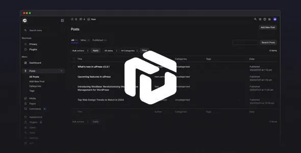 uiXpress Pro 1.2.23 – Powerful Admin Theme for WordPress
