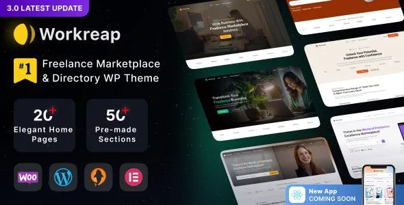 Workreap 3.4.4 – Freelance Marketplace WordPress Theme