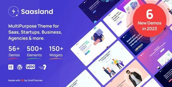 SaasLand 3.7.8 – Saas, Startup, Technology & IT Solutions WordPress Theme