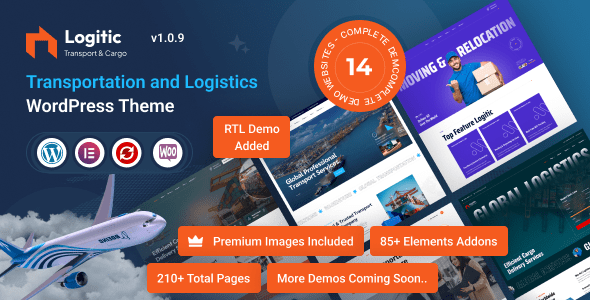 Logitic 1.2.4 – Transportation & Logistics WordPress Theme