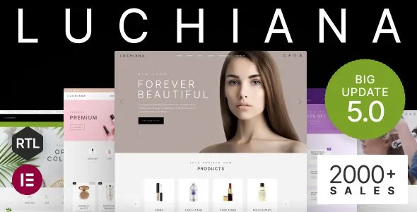 Luchiana 5.11 – Cosmetics Beauty Shop Theme